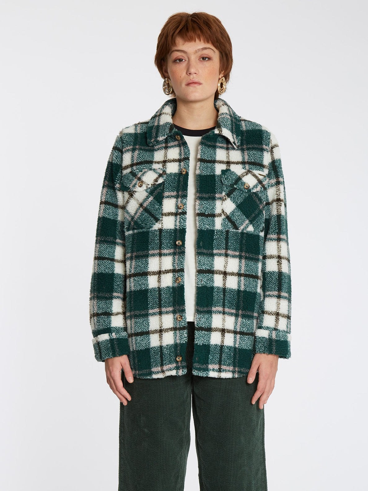 Silent Sherpa Jacket - DARK PINE (B1512105_DPN) [1]