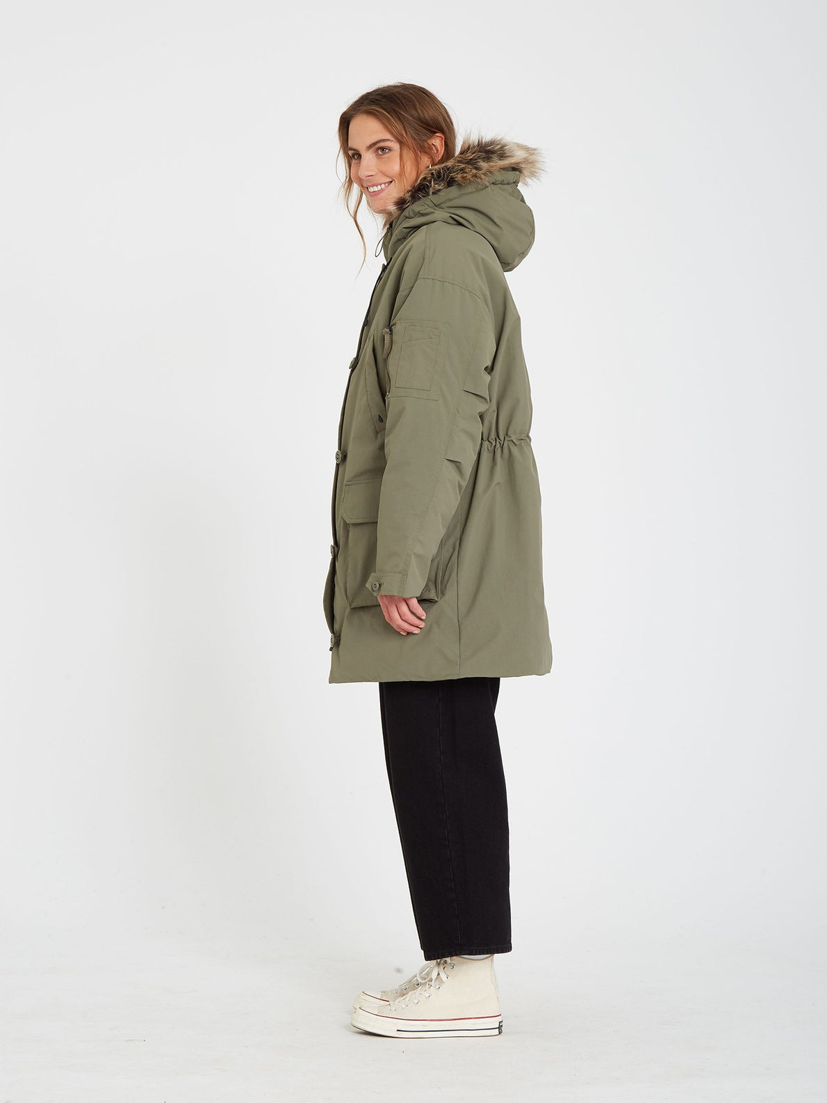 Warmer N Over 5K Parka - ARMY GREEN COMBO (B1732104_ARC) [15]