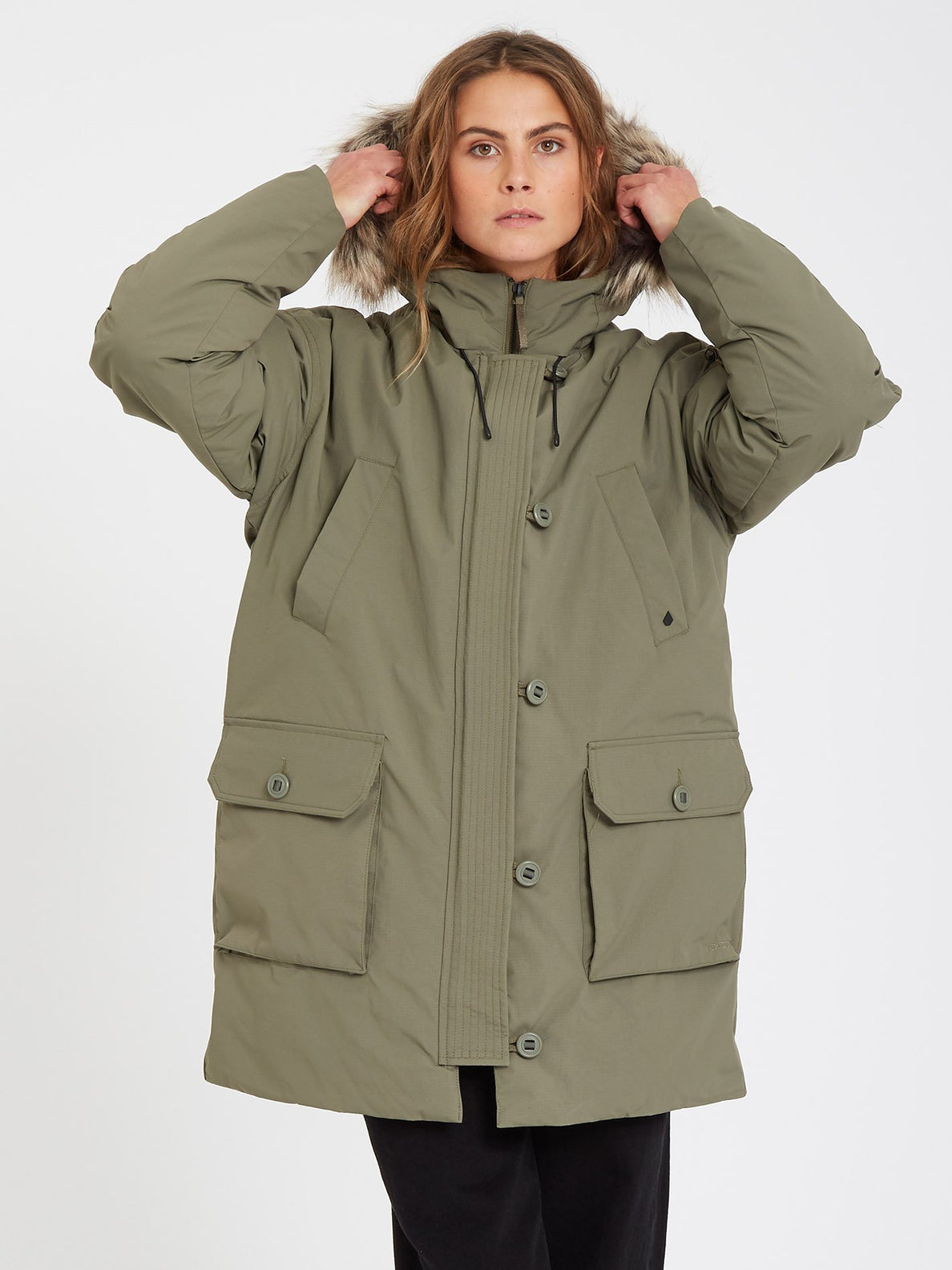 Warmer N Over 5K Parka - ARMY GREEN COMBO (B1732104_ARC) [5]