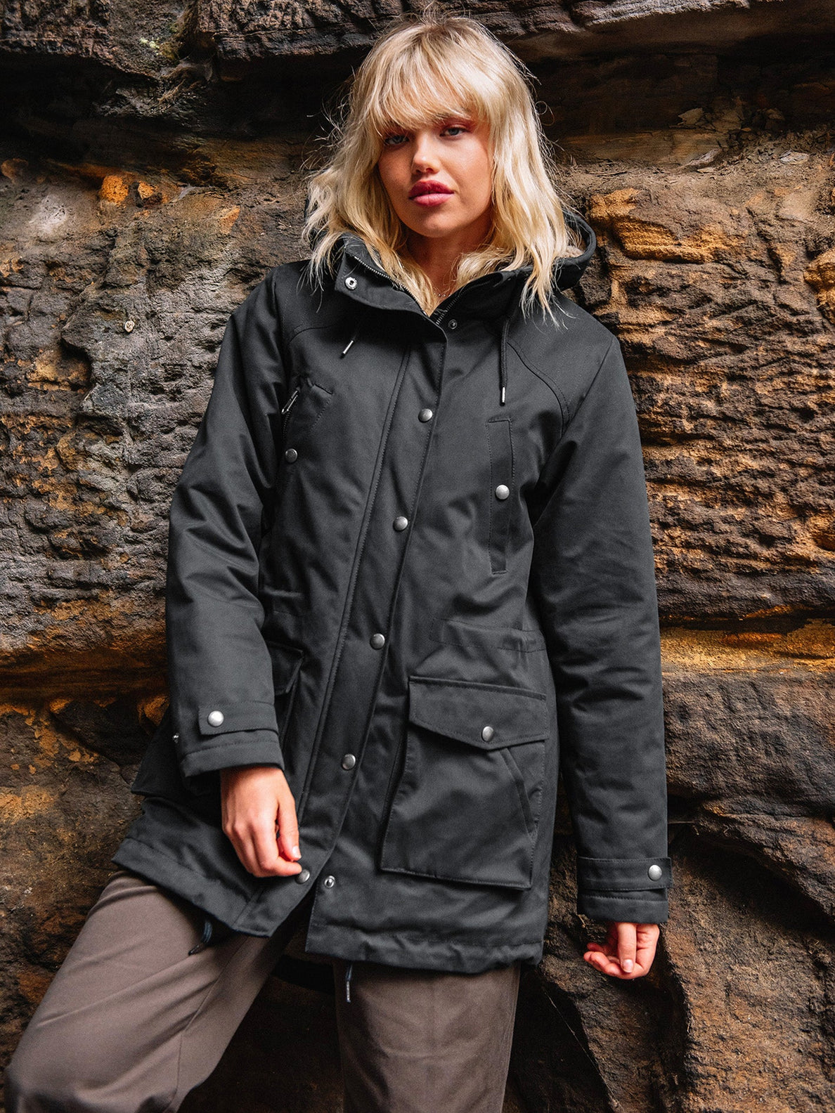 Walk On By 5K Parka - BLACK (B1732110_BLK) [100]