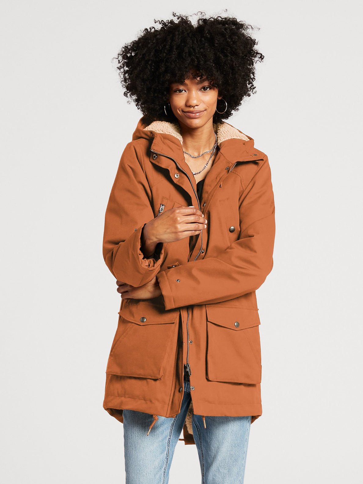 Walk On By 5K Parka - MOCHA (B1732110_MOC) [1]