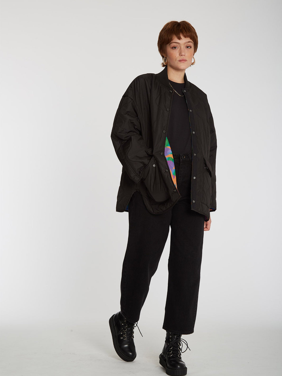 Chrissie Abbott X French Jacket (Reversible) - BLACK (B1732204_BLK) [10]