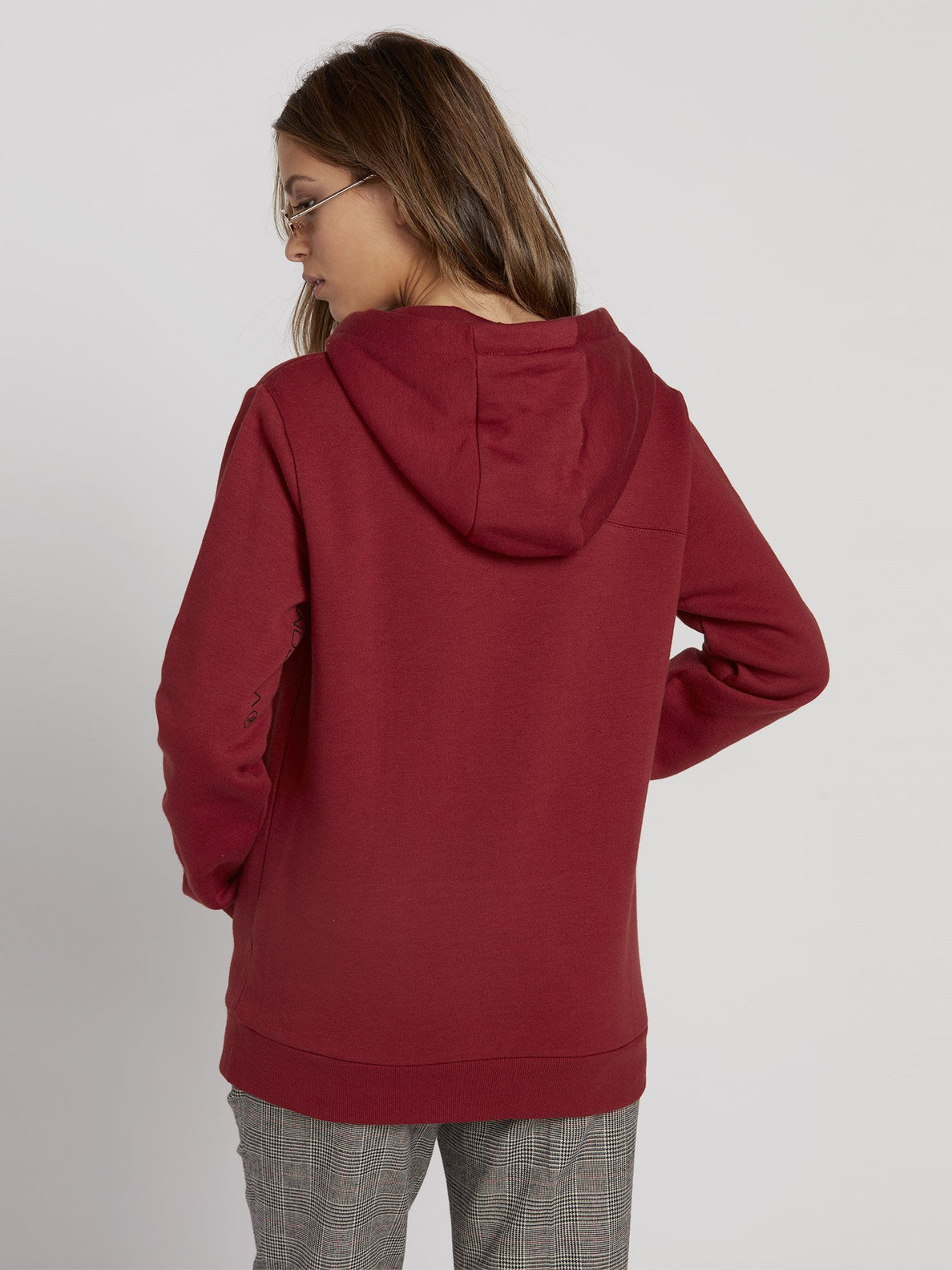 Walk On By High Neck Hoodie - Auburn (B3131810_AUB) [B]