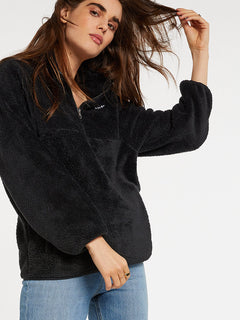 Pheelin Phuzzy Jumper - BLACK