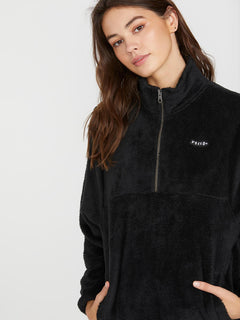 Pheelin Phuzzy Jumper - BLACK