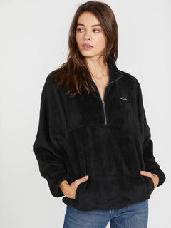 Pheelin Phuzzy Jumper - BLACK