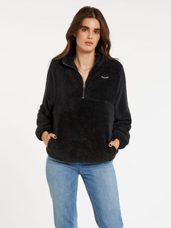 Pheelin Phuzzy Jumper - BLACK