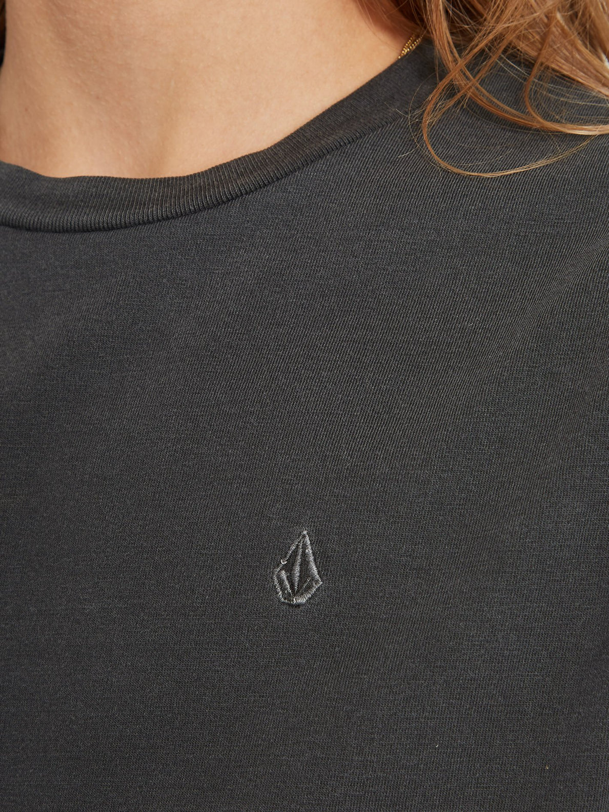 Solid Stone T-shirt - BLACK (B3512113_BLK) [2]
