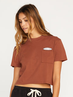 Pocket Dial T-shirt - DARK CLAY (B3512301_DCL) [F]