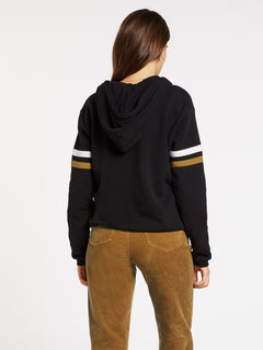 COLOR CODED HOODIE (B4132001_BLK) [B]