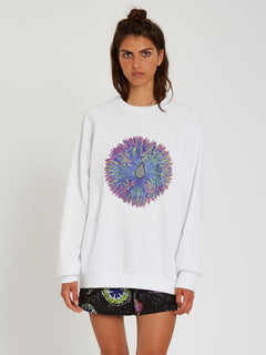 Coral Morph Sweatshirt - White (B4612102_WHT) [F]