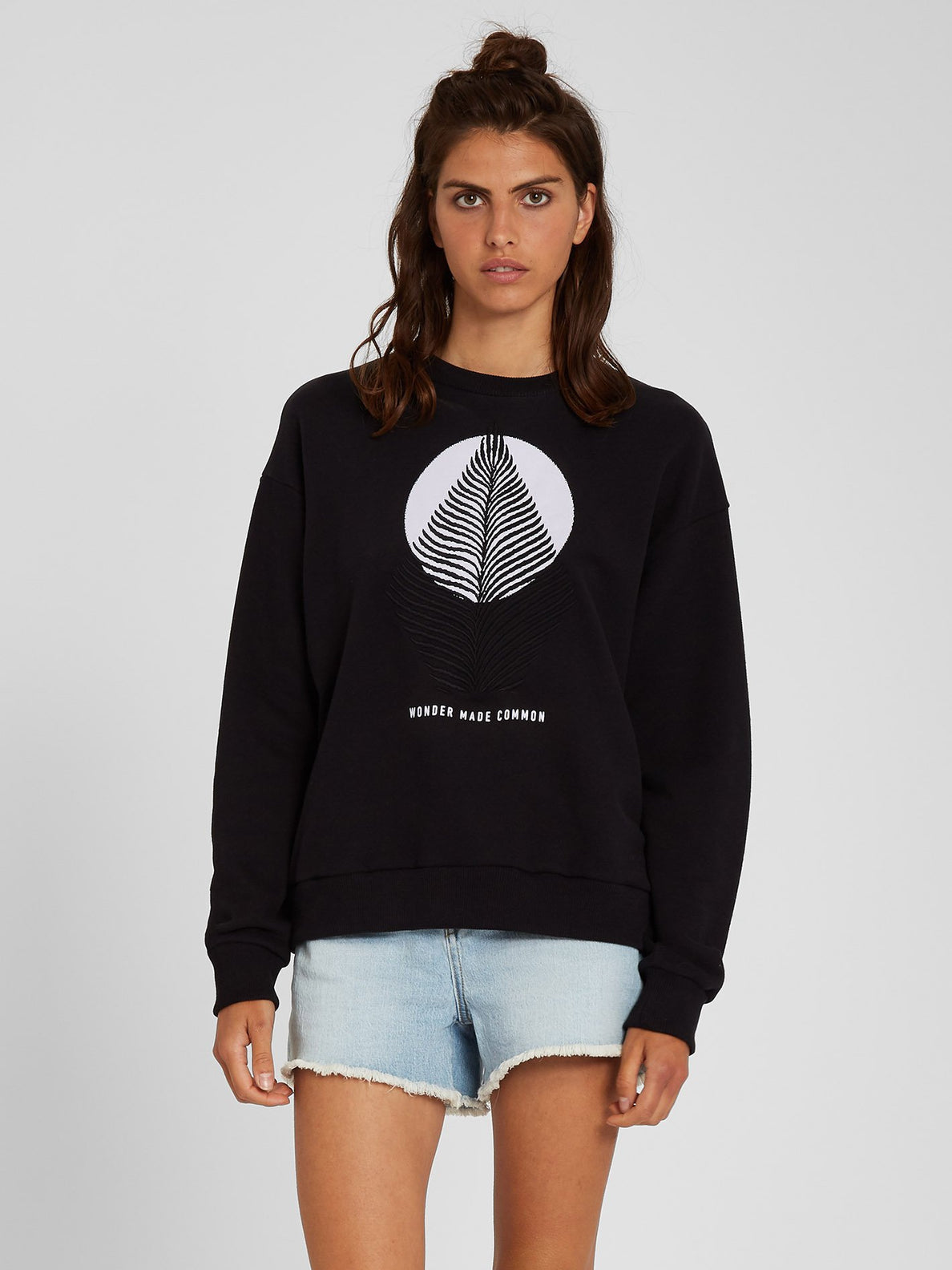 Volcheck Sweatshirt - Black (B4612103_BLK) [1]