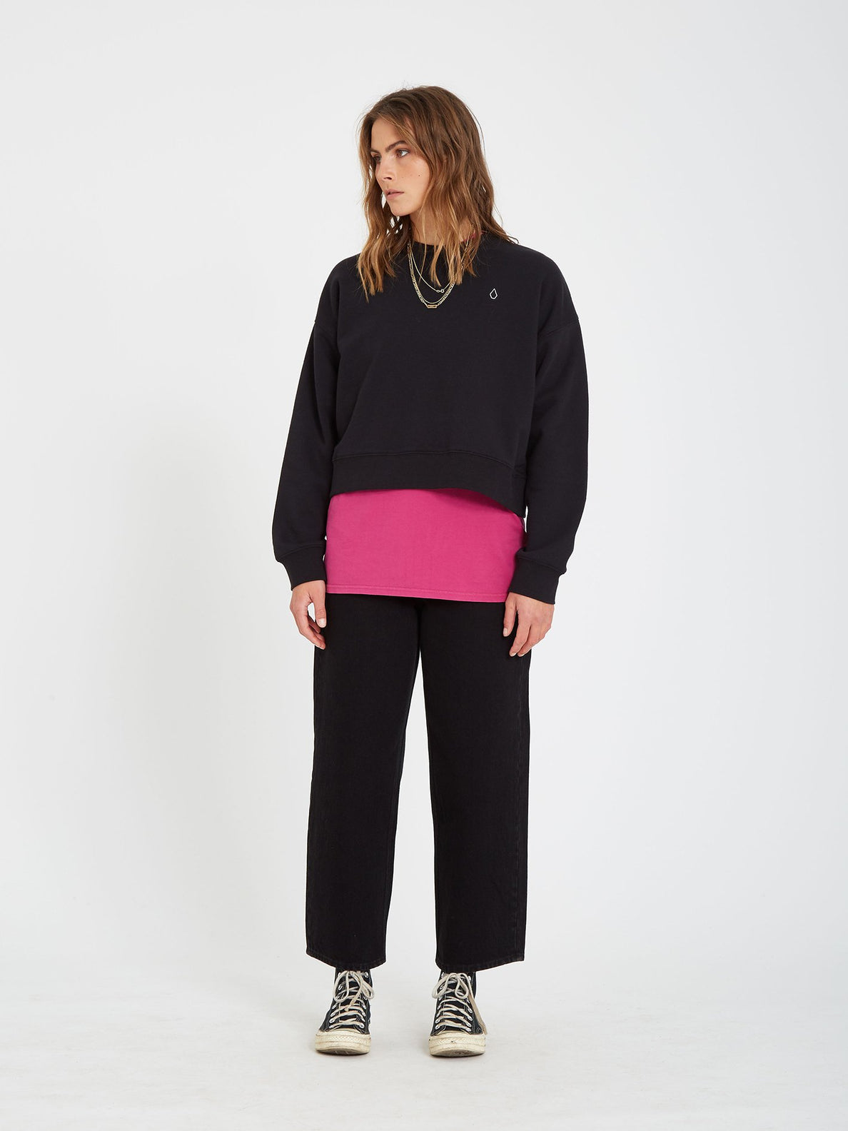 Stone Heart Sweatshirt - BLACK (B4612105_BLK) [15]