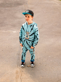 Caiden Hoodie - PALE AQUA - (KINDER)