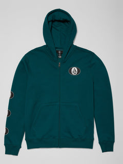Stone Stack Zip Sweatshirt - Spruce Green (C4812130_SUG) [F]