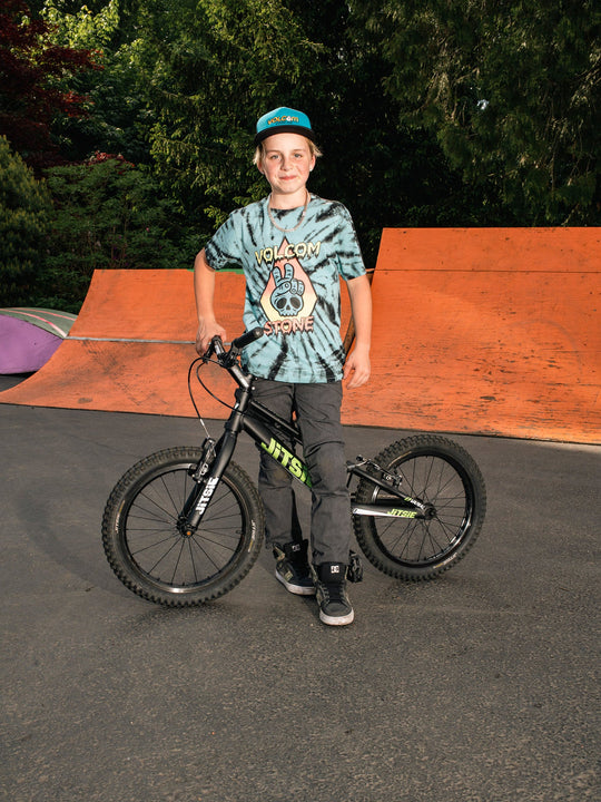 Caiden Dye T-shirt - PALE AQUA - (KINDER)