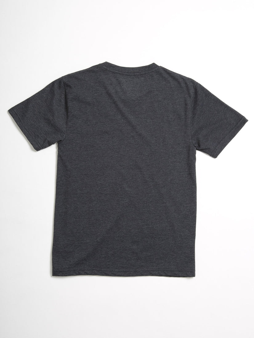 Stamp Divide T-Shirt - Heather Black (Kinder)