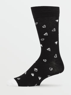 True Socks - BLACK WHITE (D6302002_BWH) [1]