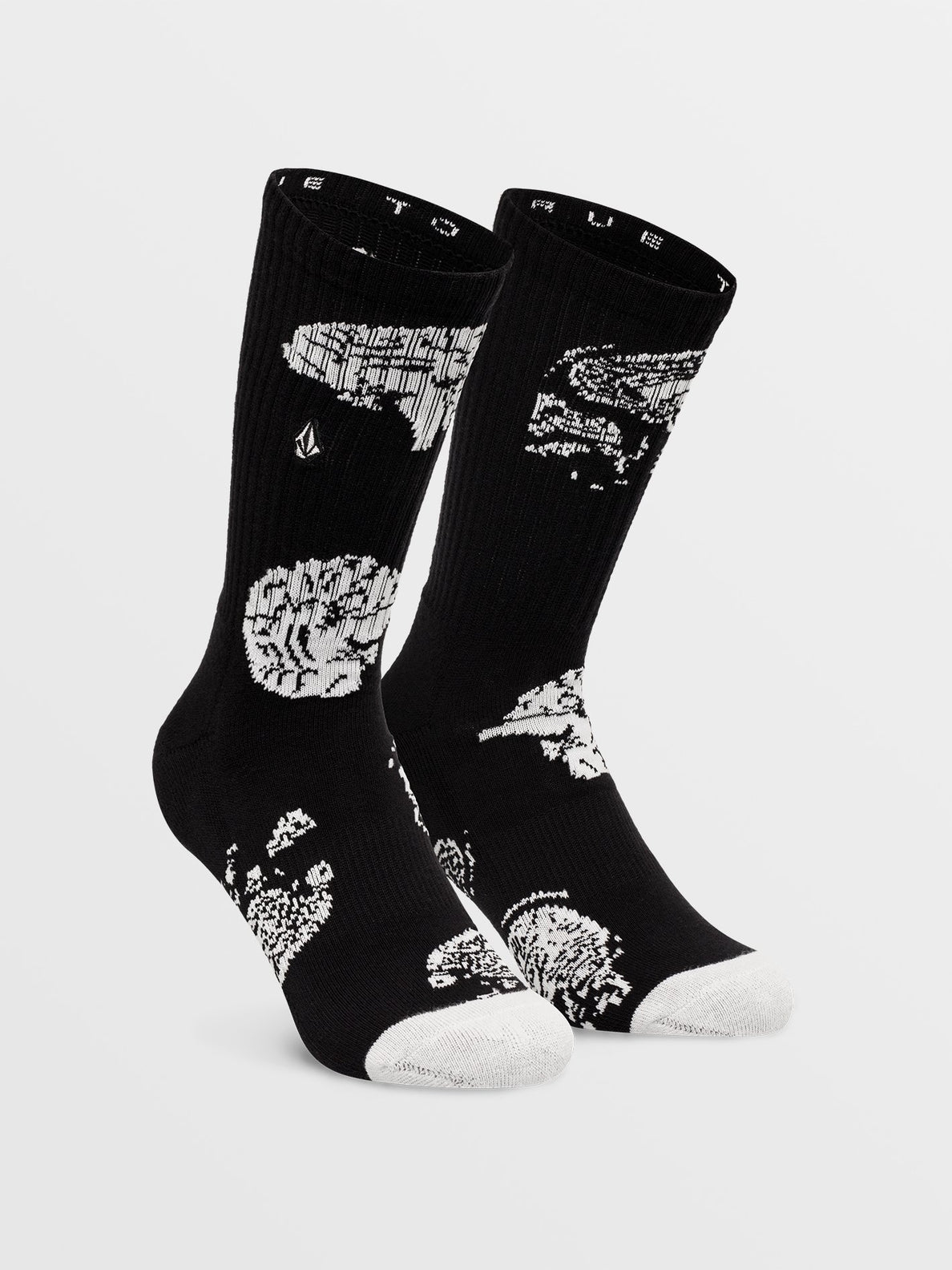 Vibes Socks - Black On Black (D6302003_BKB) [F]
