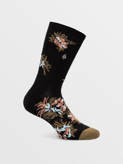 Vibes Socks - Black Print (D6302003_BPR) [B]