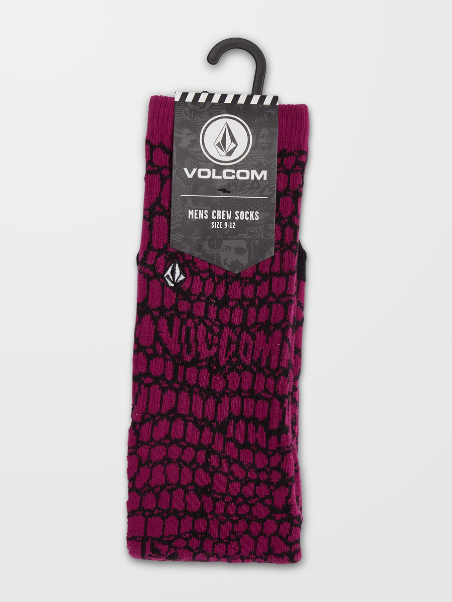 Volcom Herren Crew-Socken 3er Pack - Bequeme Alltagssocken