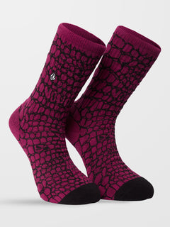 Todd Bratrud Socks - PLUM (D6312306_PLM) [F]