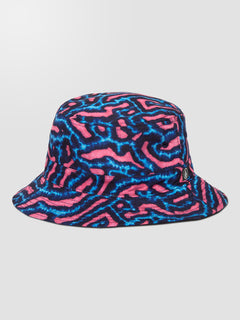 Coral Morph Bucket Hat - BLACK