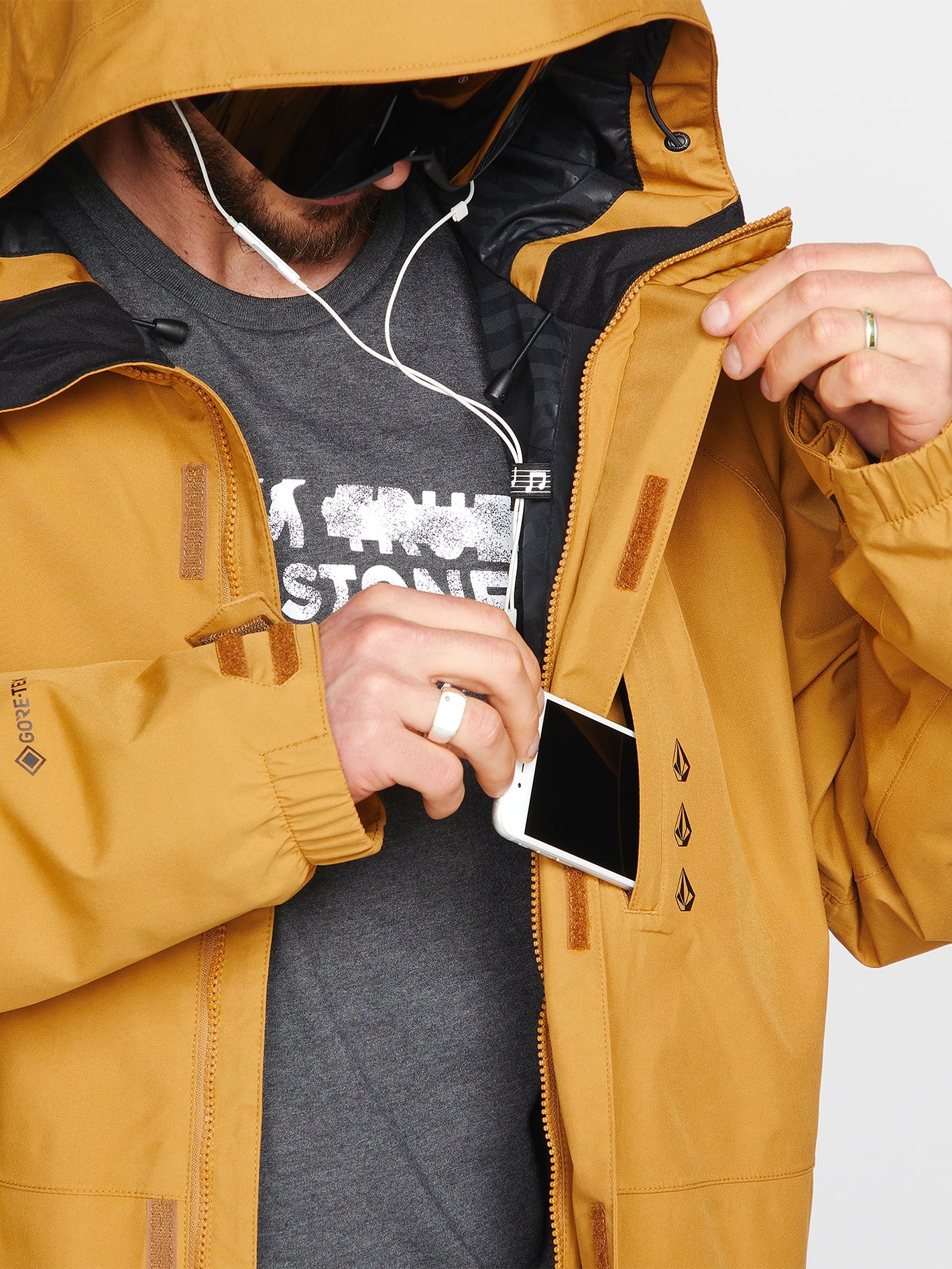 Dua Insulated Gore-Tex Jacket - Caramel | Volcom Deutschland