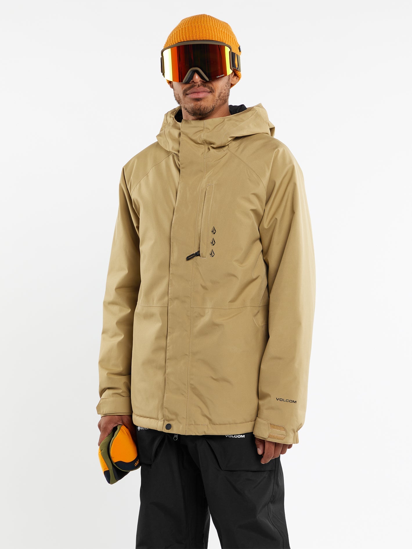 Dua Insulated Gore-Tex Jacke - DARK KHAKI - Herren - Volcom