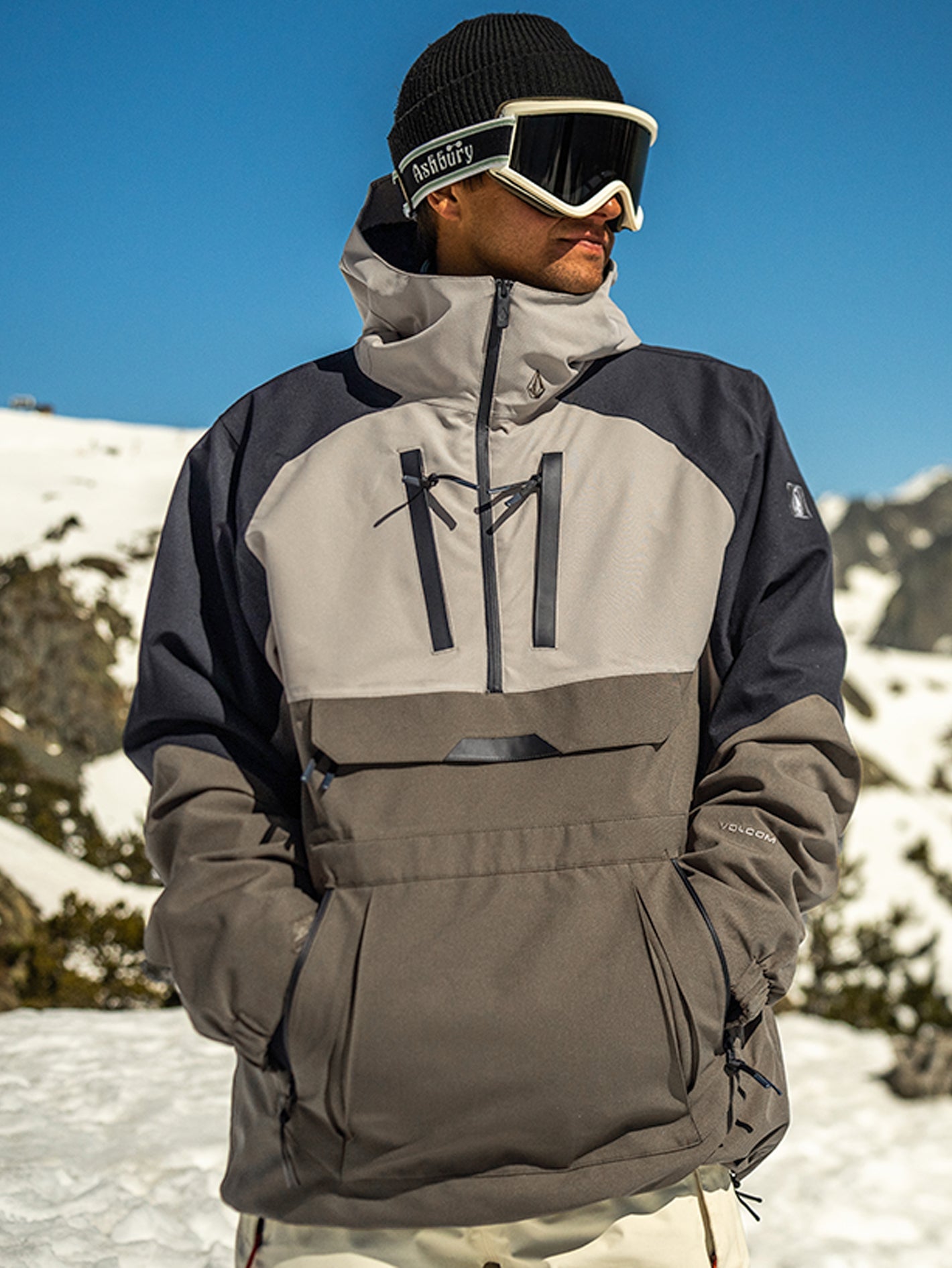 Volcom Brighton Pullover navy 19/20 - Snowboardjacke