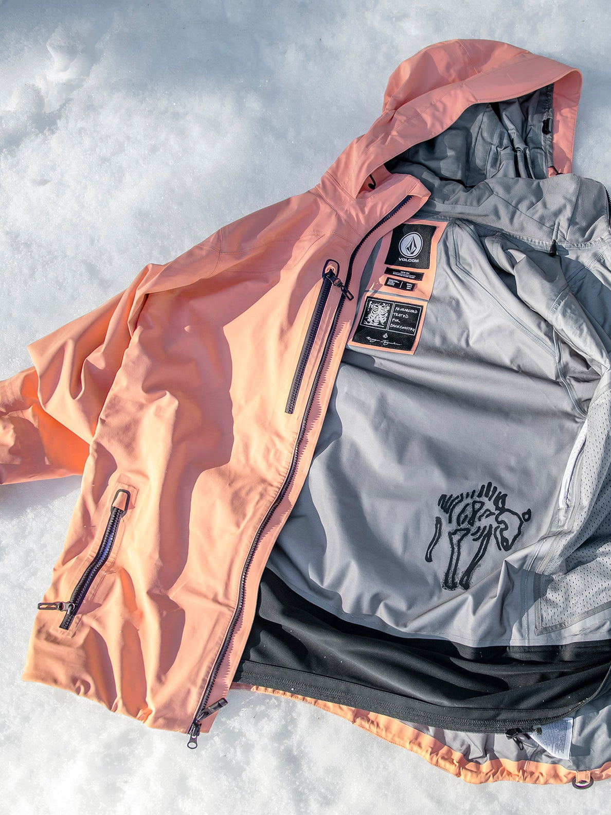 Guch Stretch Gore Tex Jacke PEACH Herren Volcom Deutschland