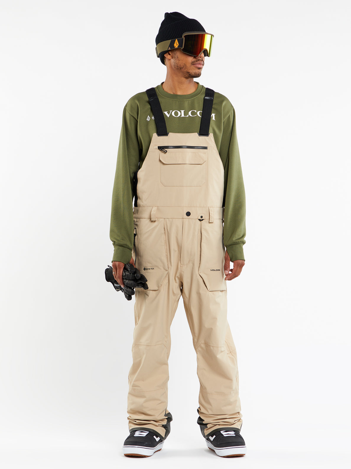 Rain Gore-Tex Latzhose Overall - KHAKIEST - Herren - Volcom 