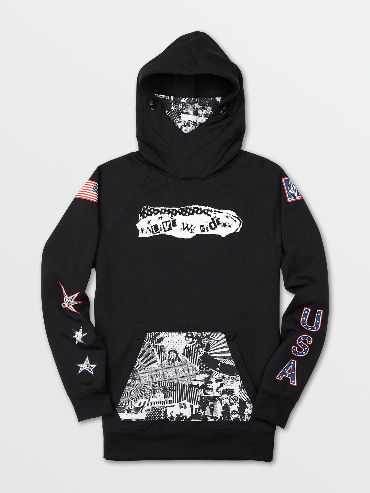 USST Hydro Riding Hoody - OU BLACK (G4102201_OLBK) [F]