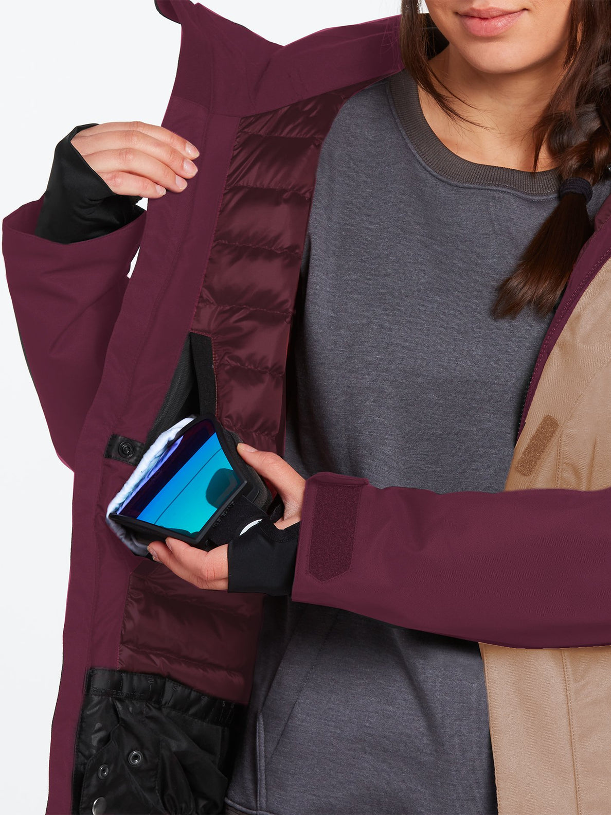 Pine 2L Tds Inf Jacket - COFFEE (H0452208_COF) [29]