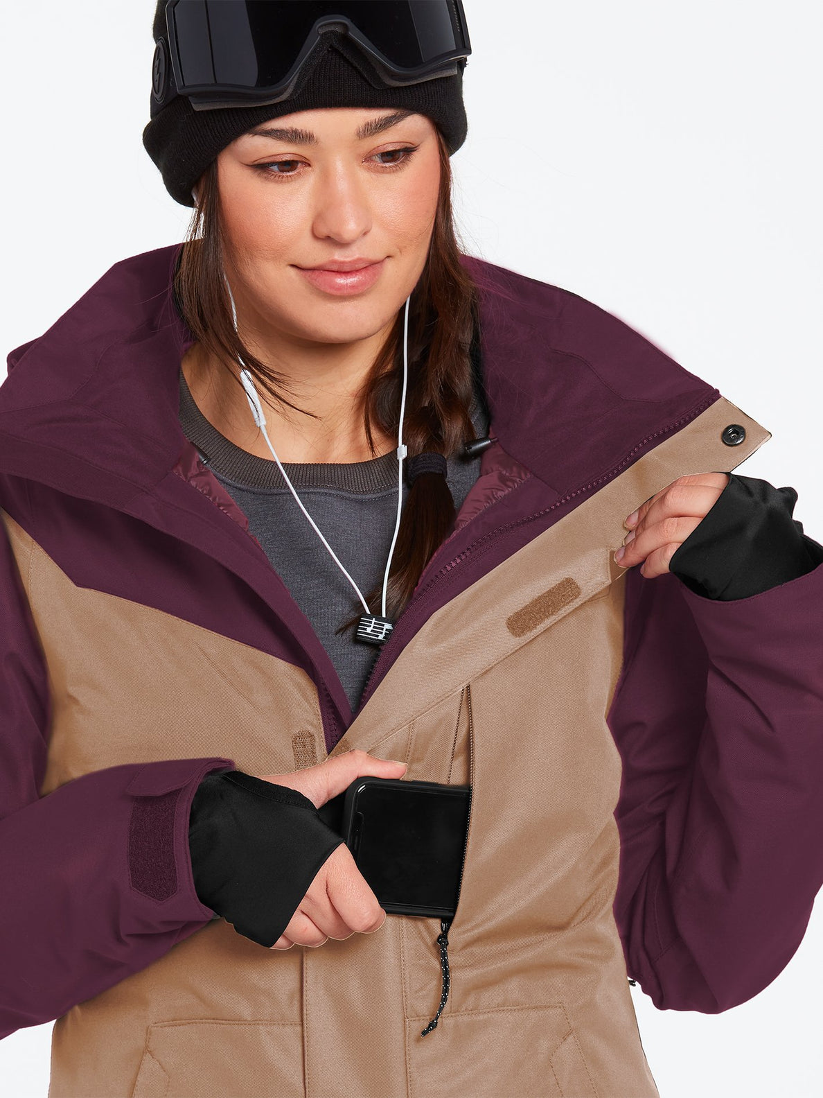 Pine 2L Tds Inf Jacket - COFFEE (H0452208_COF) [30]
