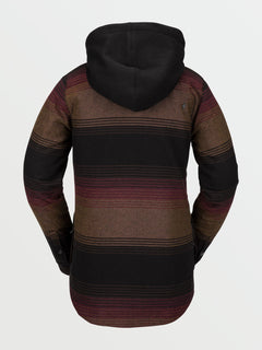 HOODED FLANNEL JKT (H1652101_STP) [B]