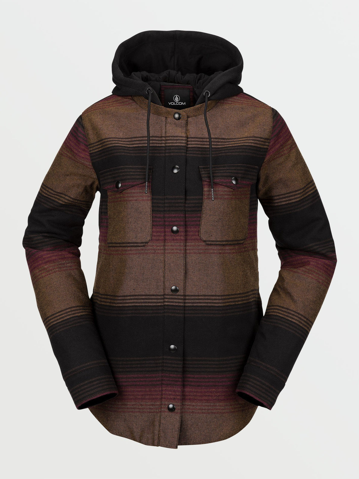 HOODED FLANNEL JKT (H1652101_STP) [F]