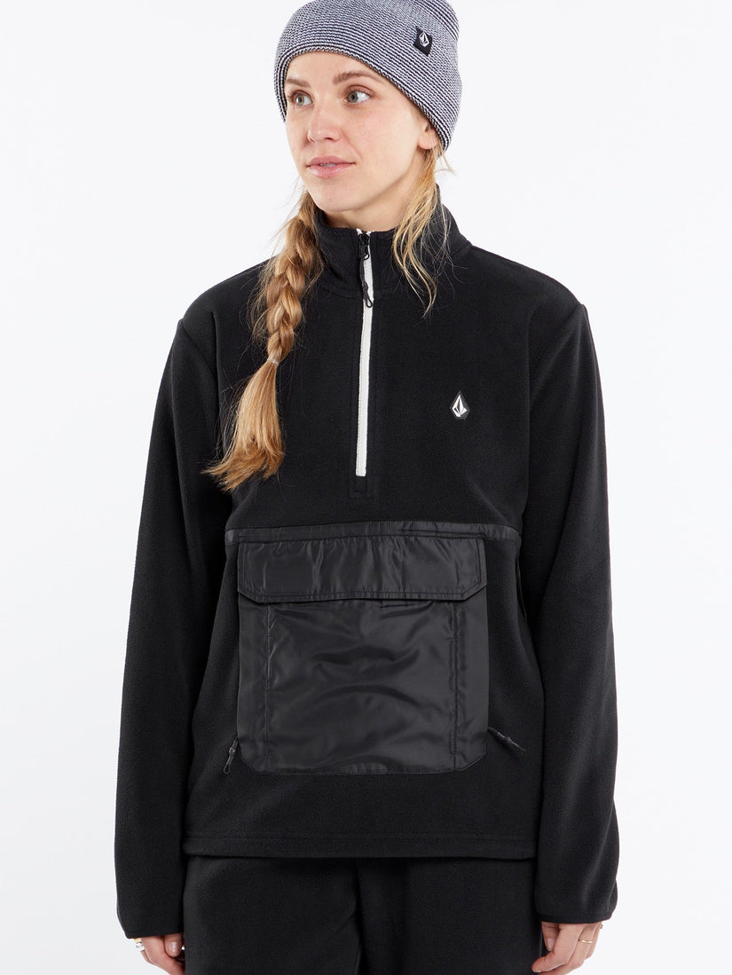 Polar Half-Zipped Sweatshirt - BLACK (H4152401_BLK) [36]