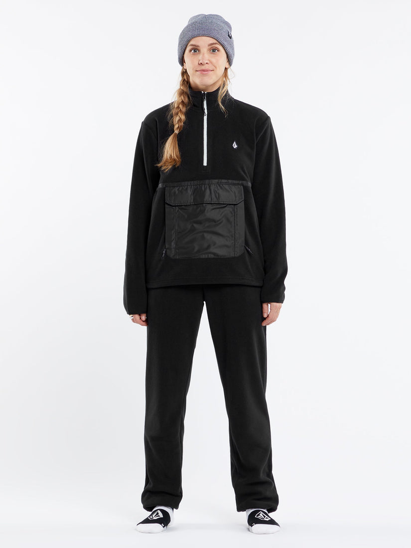 Polar Half-Zipped Sweatshirt - BLACK (H4152401_BLK) [47]