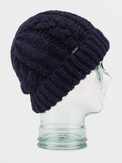 CABLE HAND KNIT BEANIE (J5852305_BLK) [F]