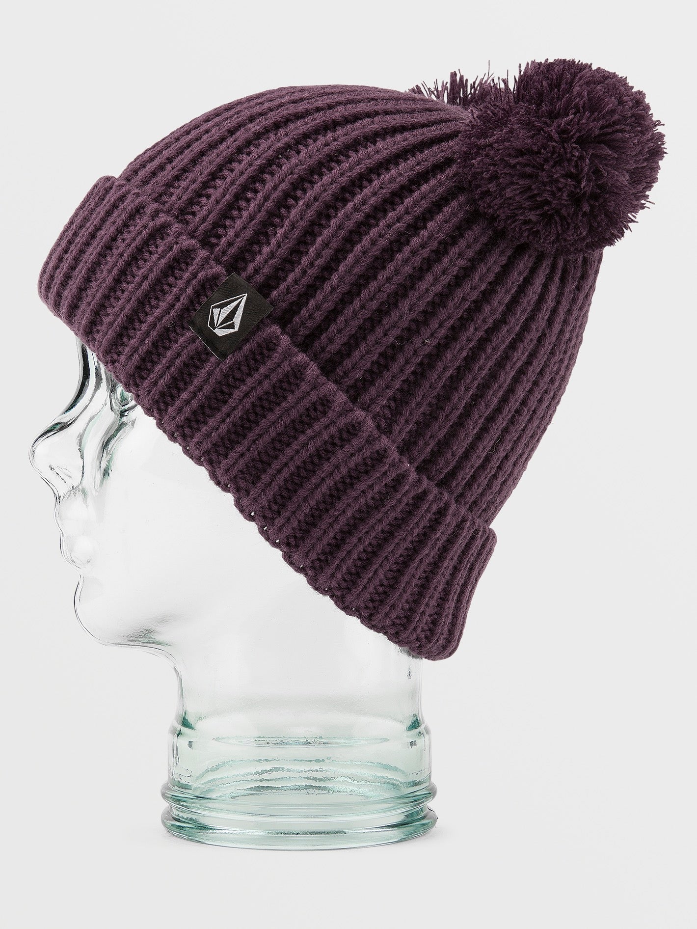 Shreddy Teddy Bobble Beanie - BLACKBERRY - (KINDER)