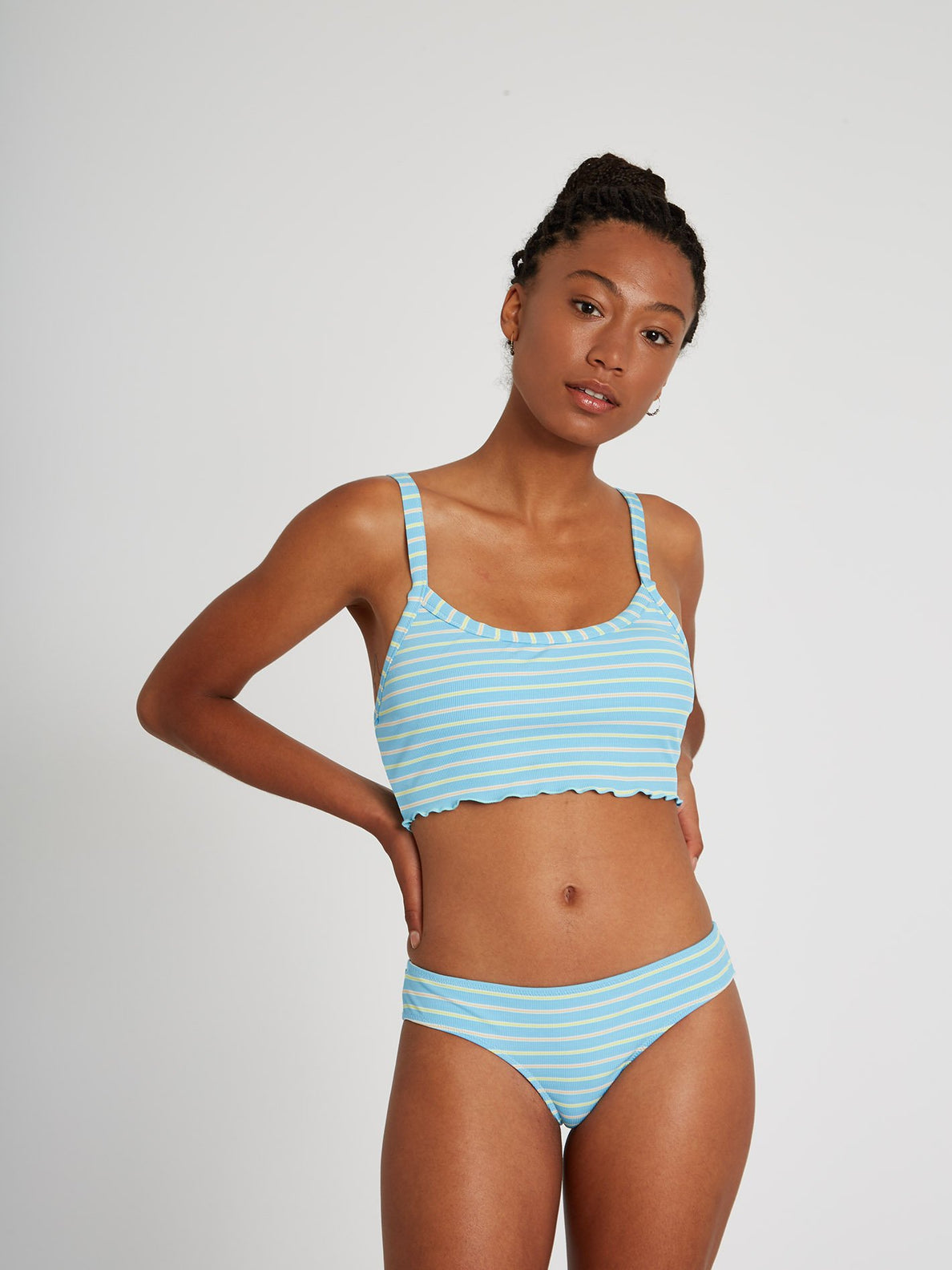 Next In Line Crop Bikini Top - Coastal Blue (O1012106_CBL) [2]