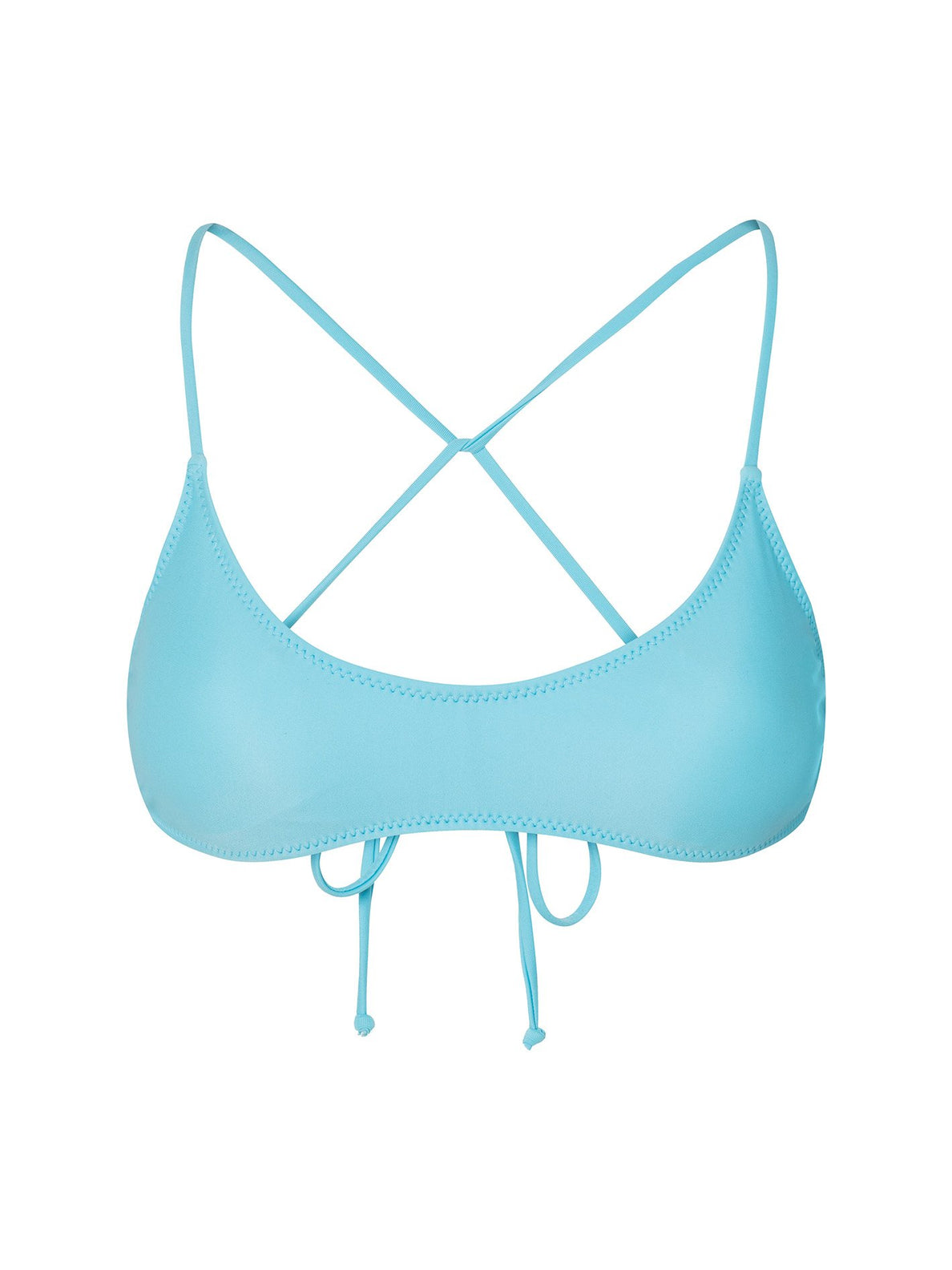 Simply Solid Scoop Bikini Top - Coastal Blue (O1012108_CBL) [20]