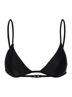 Simply Solid Triangle Bikini Top - Black (O1412100_BLK) [20]