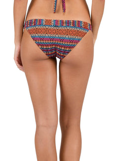Seas The Day Full Bikini Bottom - Firecracker