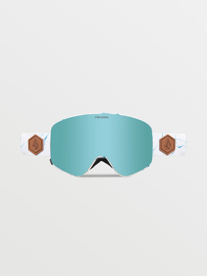 Odyssey White Ice Goggle (+ Bonus Lens Dark - Grey) - ICE CHROME (VG0423516_ICCH) [B]