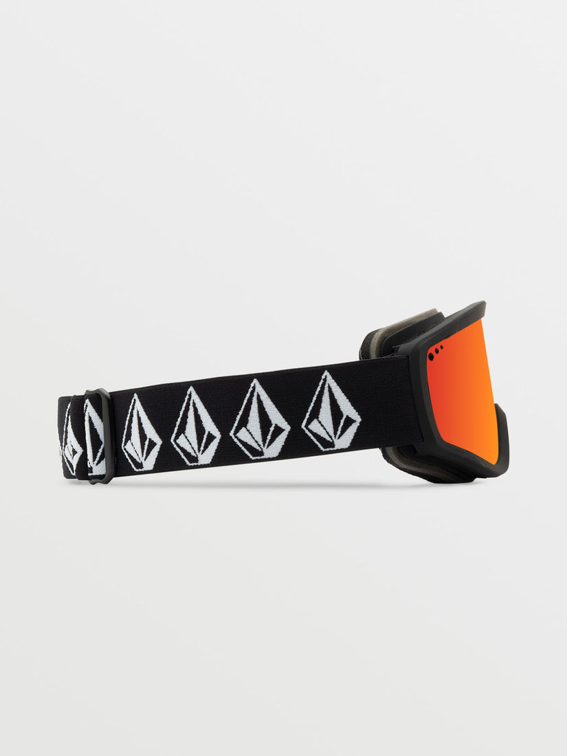 Attunga Youth Matte Black Stone Goggle (+ Bonus Lens - Yellow) - RED CHROME (VG0923502_RDCH) [1]